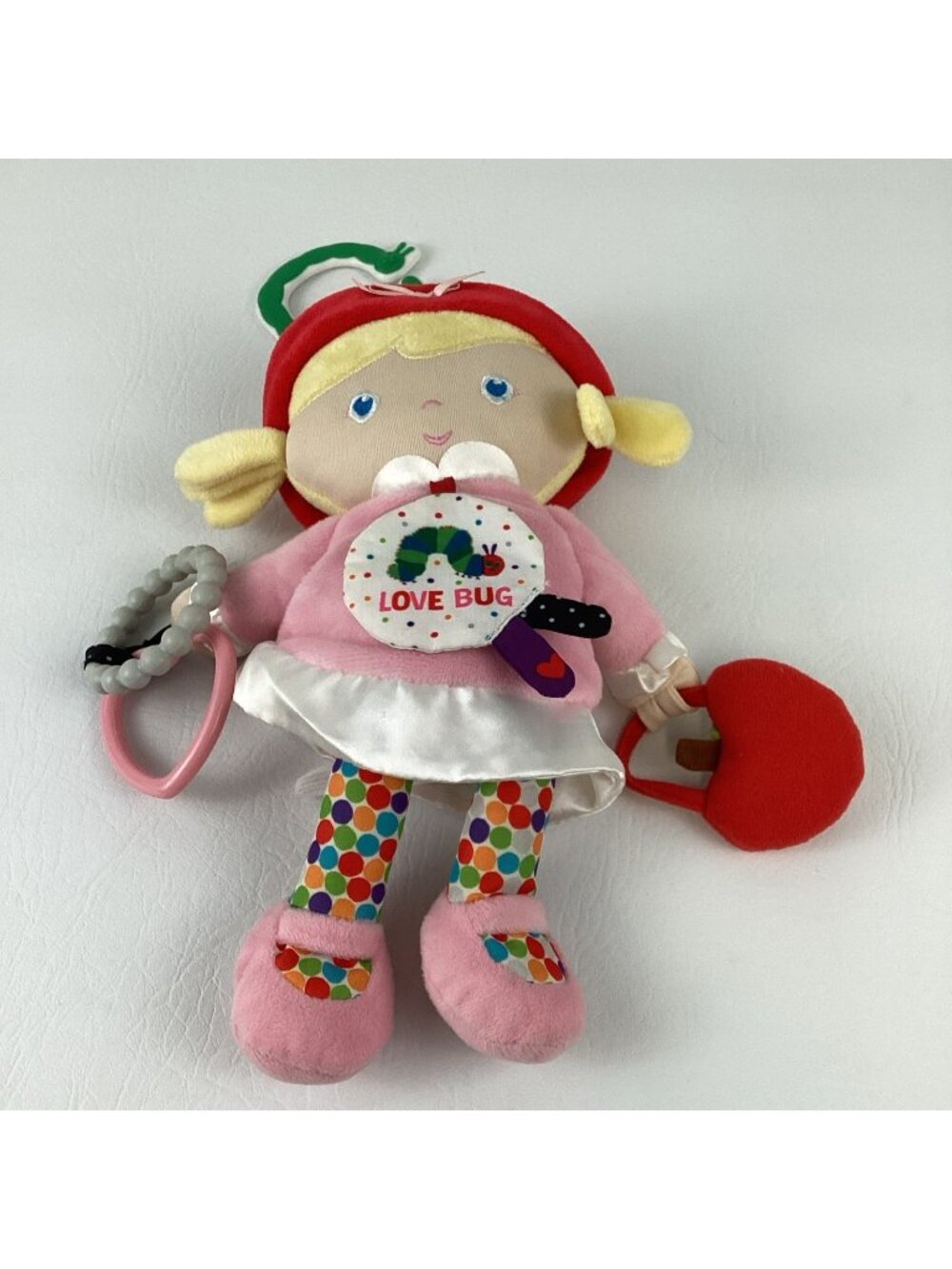 World of Eric Carle Plush Rattle Giggling Baby Doll 10" Plush Toy Love Bug 2019